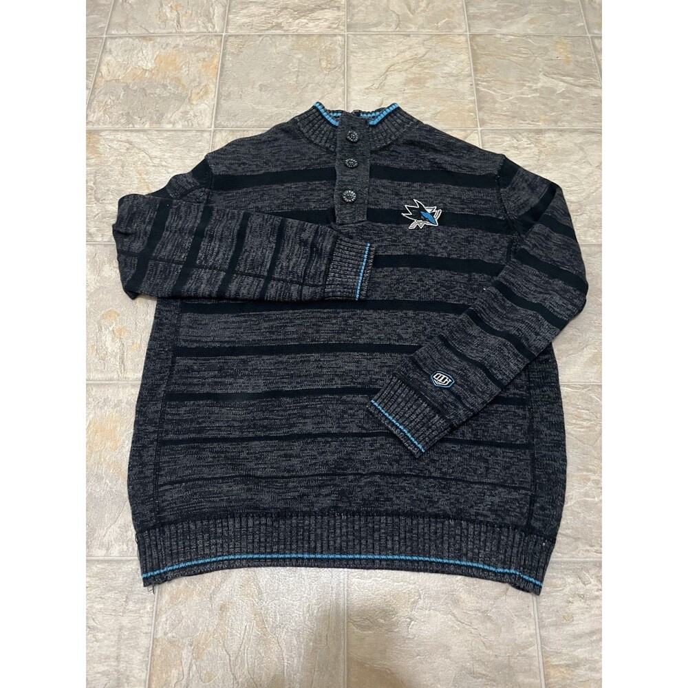 Vintage San Jose Sharks Old Time Hockey Causeway Collection Sweater Men’s XXL
